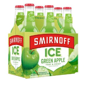 Smironoff Ice Green Apple 6pk 12oz Bottle